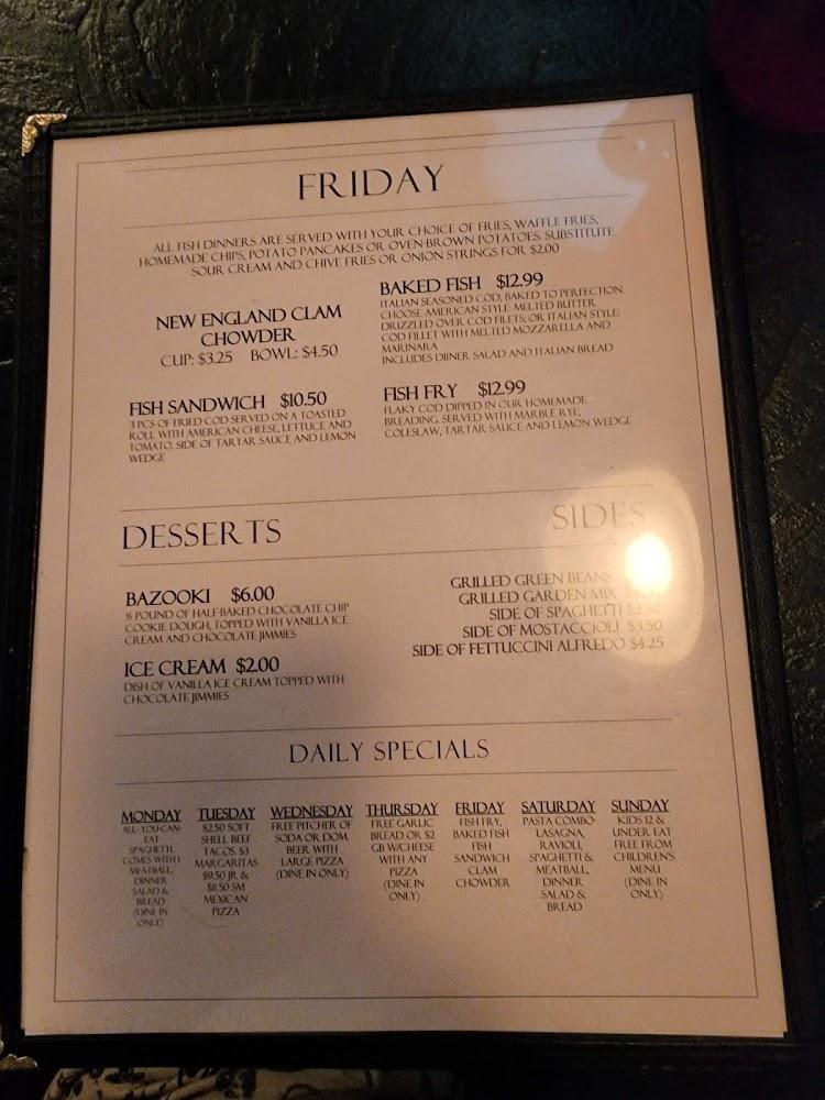 De Marinis Pizzeria Menu image 3